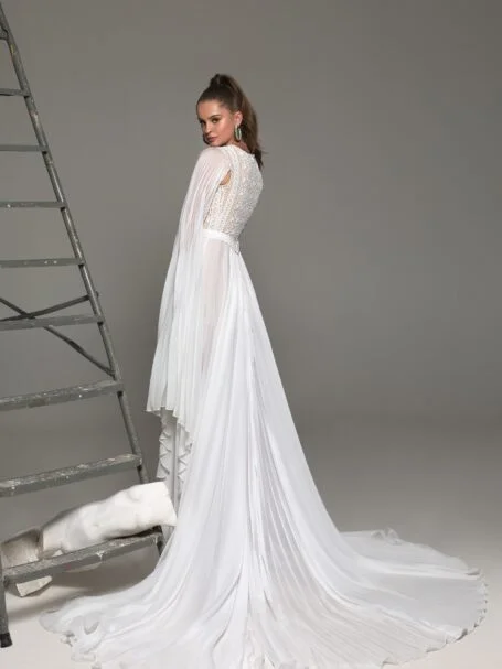 Chiffon wedding dresses lightness and tenderness | WON LA Chiffon wedding dresses lightness and tenderness | WON LA