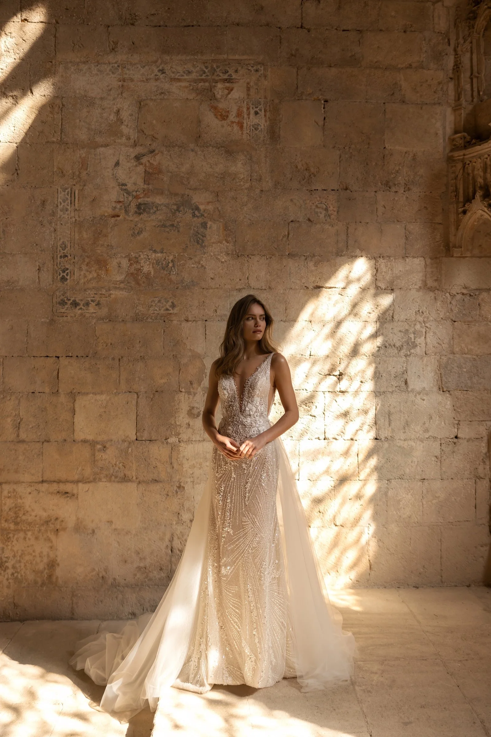 V-back wedding dress «Paradise» | WONA LA
