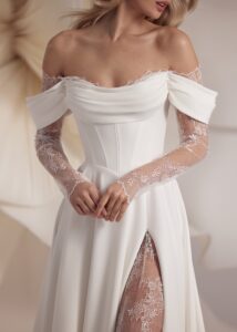 Baccara 2 wedding dress by eva lendel from less is more iv