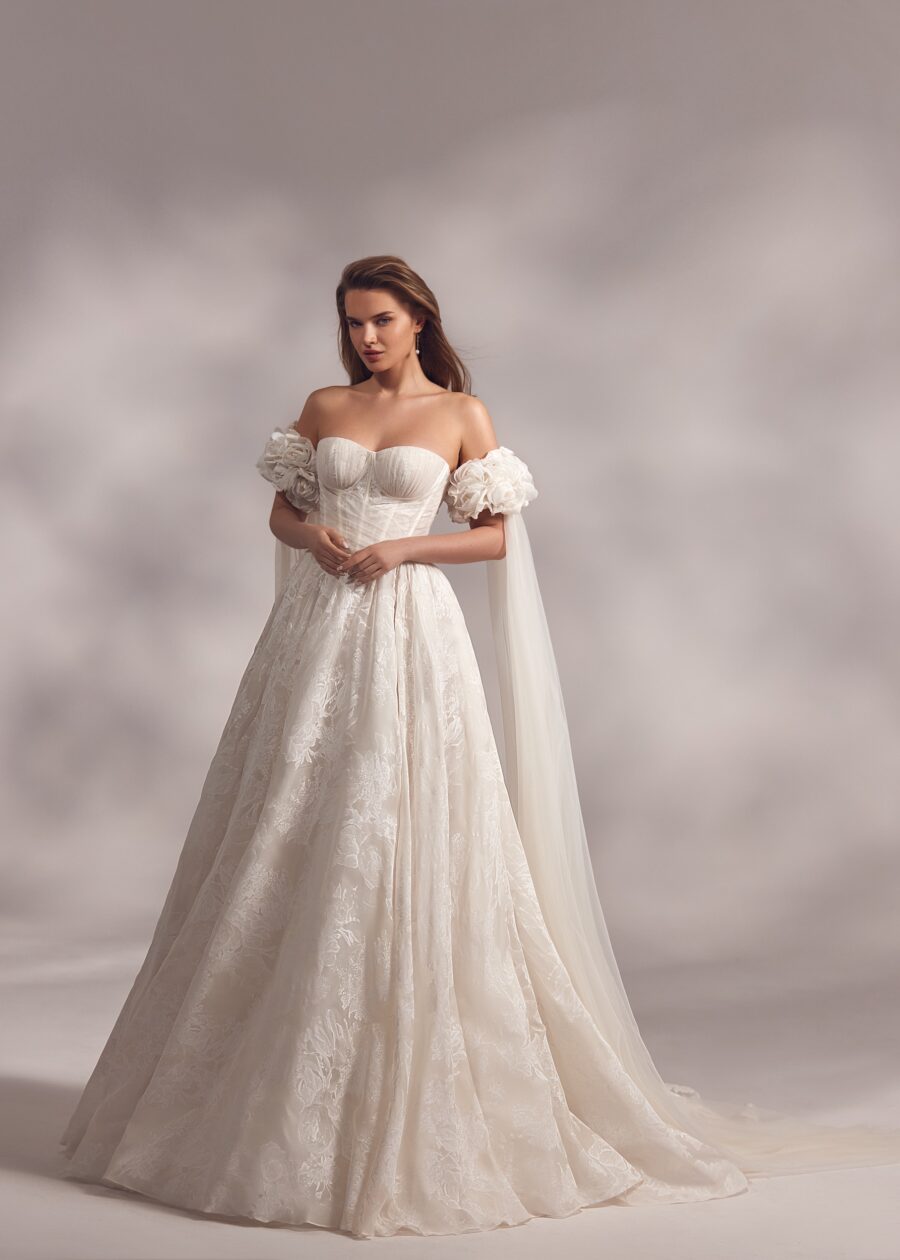 Bavaria 1 wedding dress by eva lendel from less is more iv