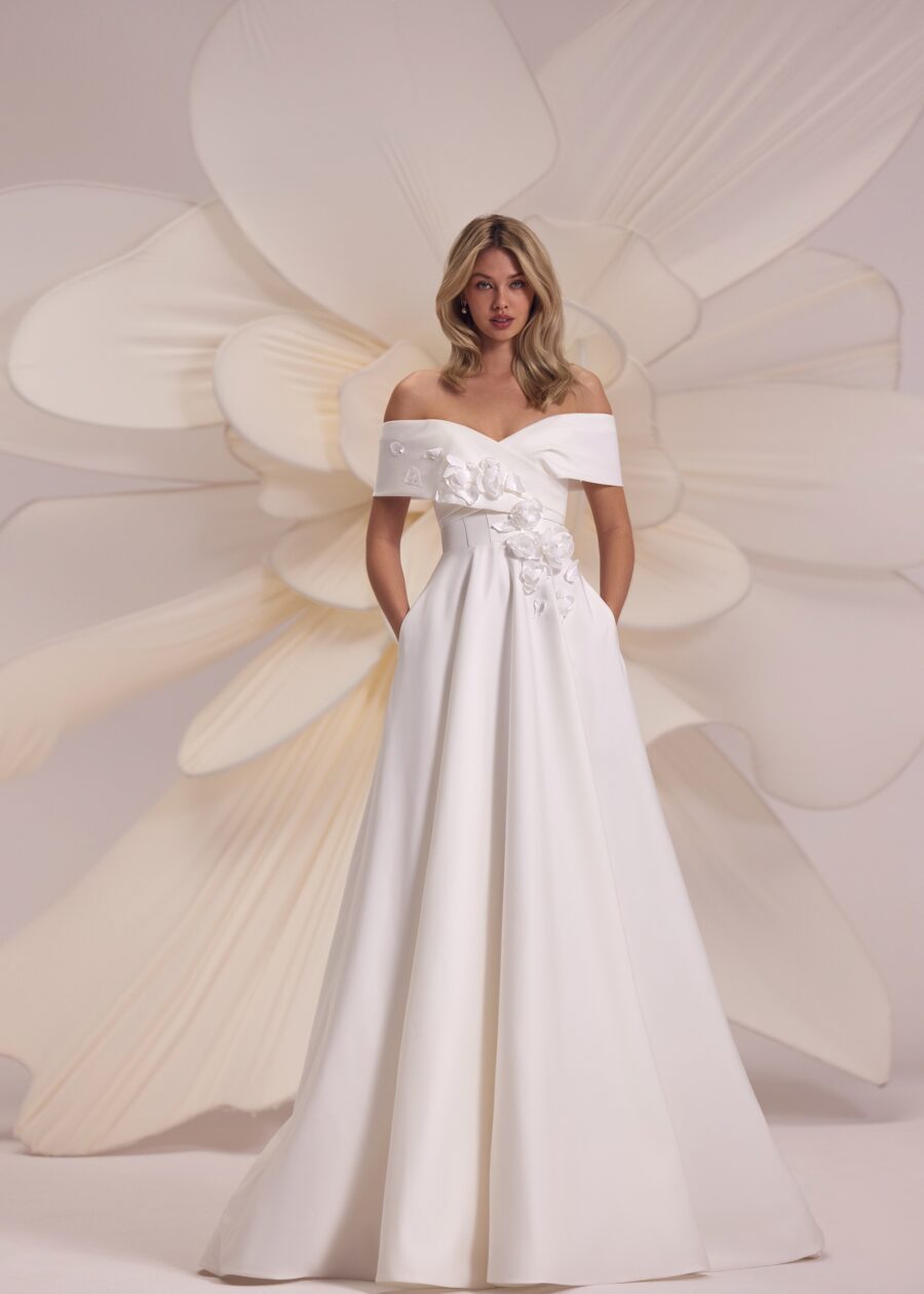 Mirage 1 wedding dress by eva lendel from less is more iv