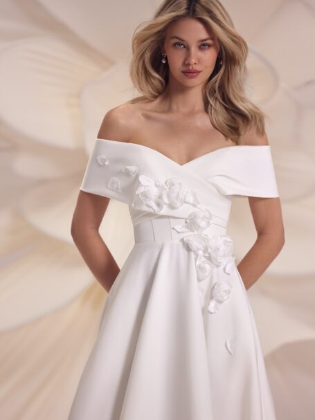 Mirage 2 wedding dress by Eva Lendel from Less is More IV