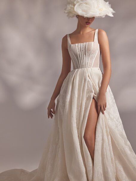 Moraya 2 wedding dress by Eva Lendel from Less is More IV