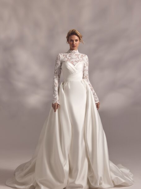 Olympia 1 wedding dress by Eva Lendel from Less is More IV
