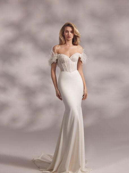 Seychelle 2 wedding dress by Eva Lendel from Less is More IV