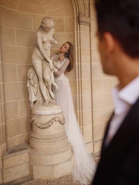 Adriatica 3 wedding dress by Eva Lendel from Love Story collection