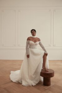 Abril new 1 wedding dress by eva lendel from less is more 4 collection