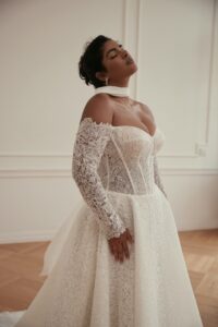 Abril new 2 wedding dress by eva lendel from less is more 4 collection