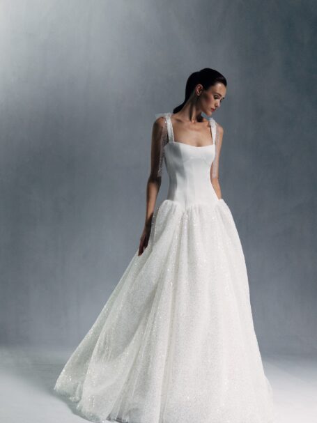 Unique square neck wedding dresses | WONA LA