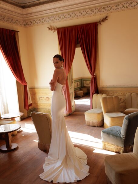 Bronze dress 2 by Eva Lendel from Bridal Alchemy